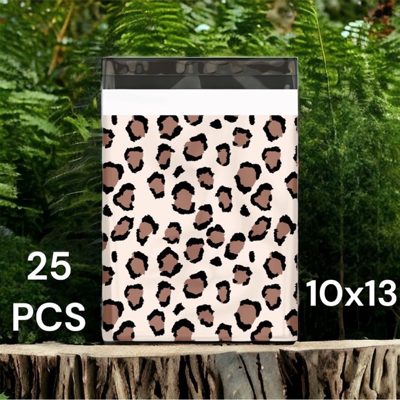 25 10X13 Poly Mailers Leopard Shipping Envelopes Bags PRICE IS FIRM - Picture 5 of 7